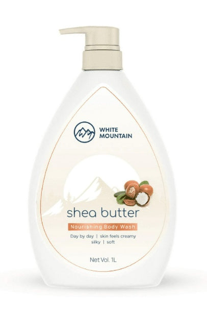 White Mountain Body Wash SHEA BUTTER 1 Liter (33.8 OZ)