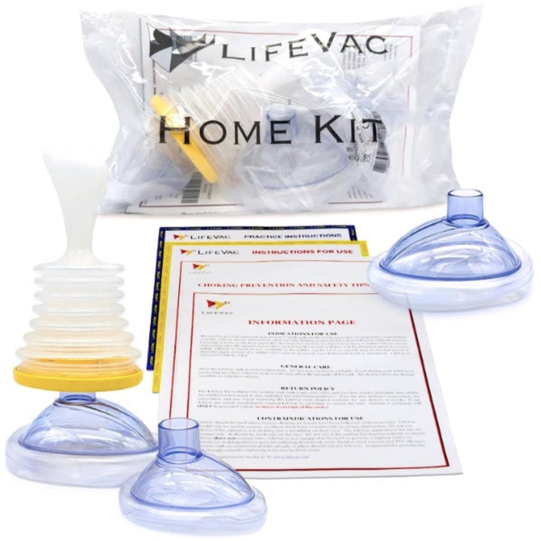 LifeVac Home Kit - Portable Suction Rescue Device, First Aid Kit for Kids and Adults, Portable Airway Suction Device for Children and Adults