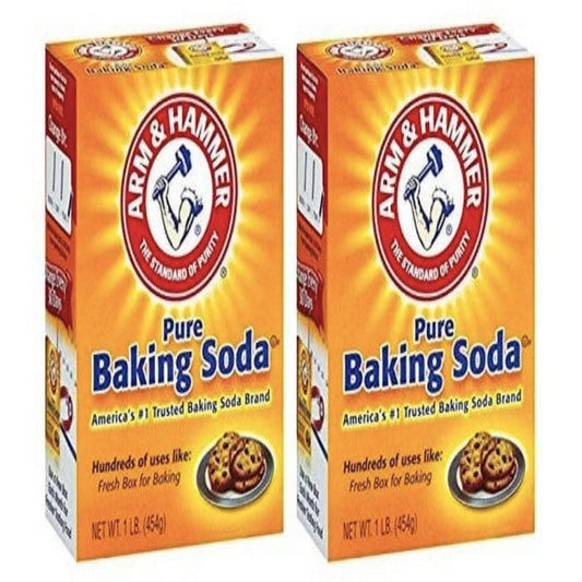 Arm & Hammer Pure Baking Soda 1 lb. Box (Pack of 2)