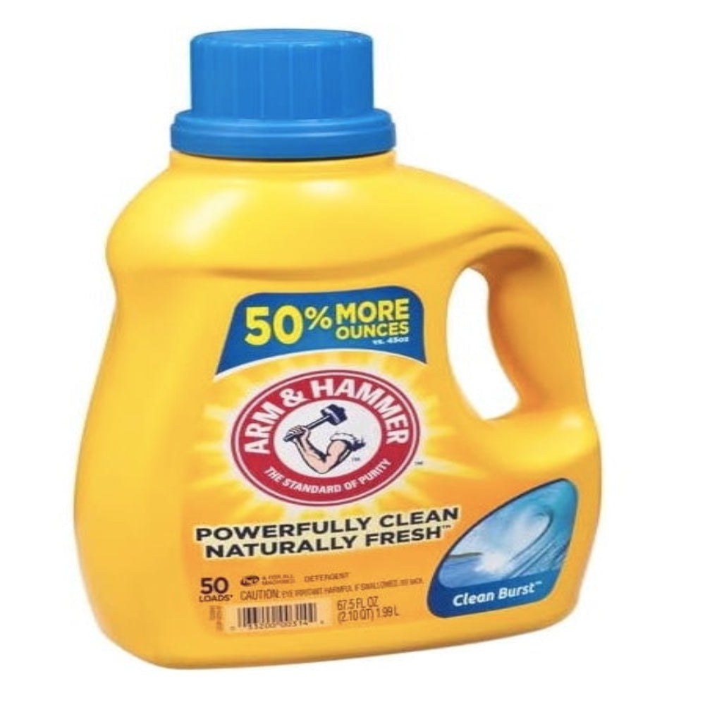 Arm & Hammer, Detergent HE Clean Burst, 67.5 Fl Oz