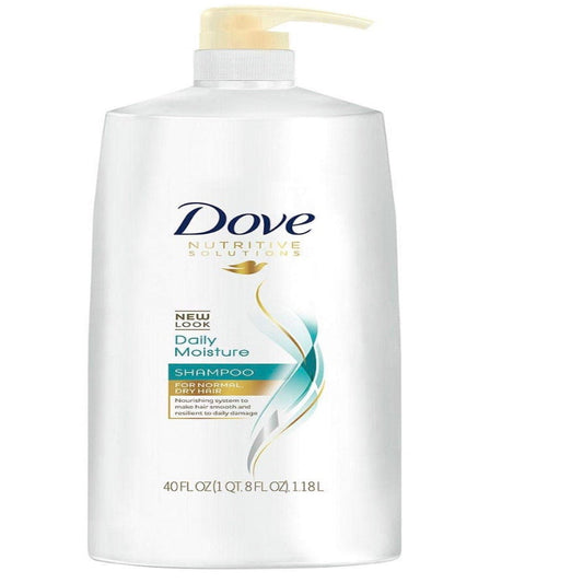 Dove Damage Therapy Daily Moisture Shampoo - 40 Ounce Pump (2 Pack)