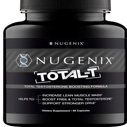 Nugenix Total-T, Free and Total Testosterone Booster Supplement for Men, 90 Count